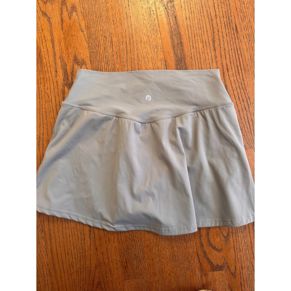 Pinspark Gray High Waisted Athletic Skort with Pockets Size Medium Tennis Golf‎